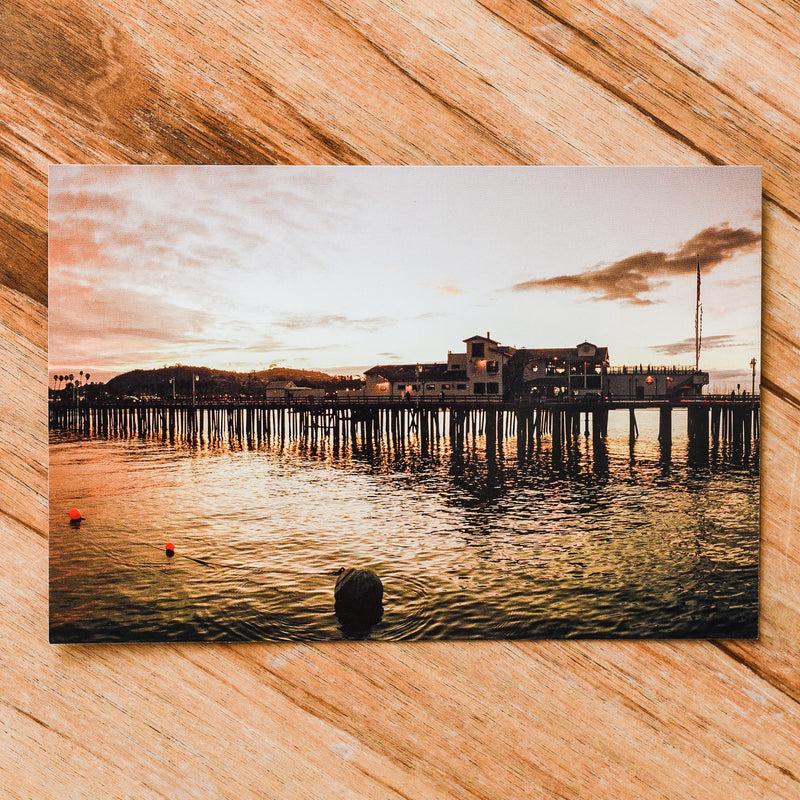 Stearn's Wharf Postcard Postcards - Lumino Press, The Santa Barbara Company